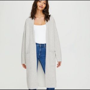Aritzia Babaton Lance Cardigan Grey XXS